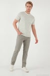 Comfort Boru Paça Normal Bel Pantolon Erkek Kot Pantolon 4412C66TEXAS HAKİ
