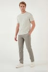 Comfort Boru Paça Normal Bel Pantolon Erkek Kot Pantolon 4412C66TEXAS HAKİ