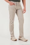 Comfort Boru Paça Normal Bel Pantolon Erkek Kot Pantolon 4412C66TEXAS BEJ