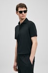 Comfort Fit Düğmeli Erkek Polo Yaka T Shirt 111040240 SİYAH