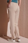 Comfort Fit Yüksek Bel Düz Paça Kadın Pantolon 25Y0477K1 BEJ