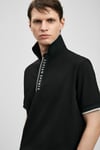 Comfort Pamuklu Düğmeli Erkek Polo Yaka T Shirt 111040252 SİYAH