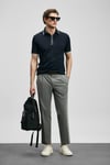 Comfort Pamuklu Düğmeli Erkek Polo Yaka T Shirt 111040252 LACİVERT