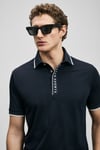 Comfort Pamuklu Düğmeli Erkek Polo Yaka T Shirt 111040252 LACİVERT