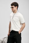 Comfort Pamuklu Düğmeli Erkek Polo Yaka T Shirt 111040252 KIRIK BEYAZ