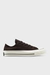 Converse Chuck 70 Suede Logolu Kanvas Sneaker Unisex Ayakkabı A13013C 205 KAHVE