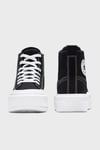 Converse Chuck Taylor All Star Cruıse Süet Detaylı Kalın Taban Sneaker Kadın Ayakkabı A10724C 001 SİYAH