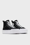 Converse Chuck Taylor All Star Cruıse Süet Detaylı Kalın Taban Sneaker Kadın Ayakkabı A10724C 001 SİYAH