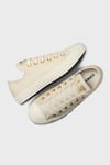 Converse Chuck Taylor All Star Deri Sneaker Bayan Ayakkabı A13814C 286 KREM