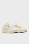Converse Chuck Taylor All Star Lift Deri Platform Sneaker Bayan Ayakkabı A12765C 286 KREM