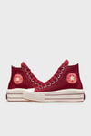 Converse Chuck Taylor All Star Move Logolu Kalın Taban Sneaker Bayan Ayakkabı A12586C 642 KIRMIZI