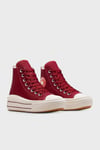 Converse Chuck Taylor All Star Move Logolu Kalın Taban Sneaker Bayan Ayakkabı A12586C 642 KIRMIZI