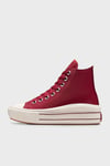 Converse Chuck Taylor All Star Move Logolu Kalın Taban Sneaker Bayan Ayakkabı A12586C 642 KIRMIZI