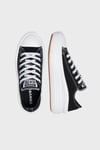 Converse Chuck Taylor Kalın Taban Spor Kadın Ayakkabı 570256C 001 Siyah-Beyaz-Beyaz