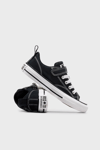 Converse Logolu Cırtlı Sneaker Unisex Çocuk Ayakkabı A06410C 001 SİYAH-BEYAZ