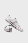 Converse Logolu Cırtlı Sneaker Unisex Çocuk Ayakkabı A07390C 102 BEYAZ