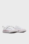 Converse Logolu Cırtlı Sneaker Unisex Çocuk Ayakkabı A07390C 102 BEYAZ