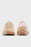 Converse Logolu Hakiki Deri ve Süet Karışımlı Sneaker Bayan Ayakkabı A15088C 248 KAHVE