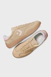 Converse Logolu Hakiki Deri ve Süet Karışımlı Sneaker Bayan Ayakkabı A15088C 248 KAHVE