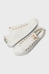 Converse Logolu Kemer Detaylı Platform Taban Sneaker Bayan Ayakkabı A11866C 286 BEYAZ