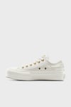 Converse Logolu Kemer Detaylı Platform Taban Sneaker Bayan Ayakkabı A11866C 286 BEYAZ