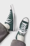 Converse Logolu Sneaker Erkek Ayakkabı A10537C 384 YEŞİL-BEYAZ