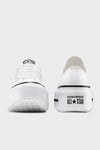 Converse Logolu Tırtıklı Platform Taban Sneaker Kadın Ayakkabı A15491C 102 BEYAZ-SİYAH