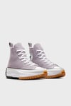 Converse Run Star Hike Logolu Kalın Tırtıklı Taban Sneaker Bayan Ayakkabı A10666C 528 MOR