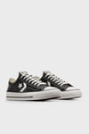 Converse Star Player Deri Sneaker Unisex Ayakkabı A06204C.001 SİYAH-BEYAZ