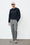 Cooper Logolu Bisiklet Yaka Örme Erkek Sweat 112030198 LACİVERT