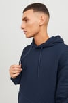 Core Jcoblack Relaxed Fit Kapüşonlu Erkek Sweat 12245407 LACİVERT