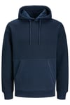 Core Jcoblack Relaxed Fit Kapüşonlu Erkek Sweat 12245407 LACİVERT
