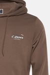 Core Jcoboost Pamuklu Regular Fit Logolu Kapüşonlu Erkek Sweat 12284472 KAHVE
