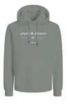 Core Jcoboost Pamuklu Regular Fit Sırt Baskılı Kapüşonlu Erkek Sweat 12284471 GRİ