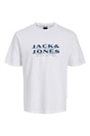 Core Jcofusion Logo Baskılı Pamuk Karışımlı Erkek T Shirt 12289880 BEYAZ