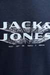 Core Jcofusion Logo Baskılı Pamuk Karışımlı Erkek T Shirt 12289880 LACİVERT