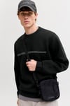 Core Jcofusion Logolu Bisiklet Yaka Erkek Sweat 12289830 SİYAH