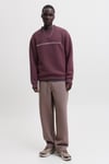Core Jcofusion Logolu Bisiklet Yaka Erkek Sweat 12289830 BORDO