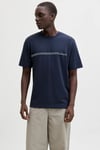 Core Jcofusion Pamuklu Regular Fit Logolu Erkek T Shirt 12289936 LACİVERT