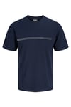 Core Jcofusion Pamuklu Regular Fit Logolu Erkek T Shirt 12289936 LACİVERT