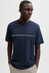 Core Jcofusion Pamuklu Regular Fit Logolu Erkek T Shirt 12289936 LACİVERT