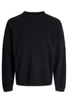 Core Jcosignal Pamuklu Regular Fit Bisiklet Yaka Erkek Sweat 12283545 SİYAH