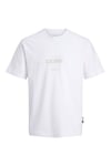 Core Logolu Pamuklu Regular Fit Bisiklet Yaka Erkek T Shirt 12289868 BEYAZ