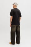 Core Logolu Pamuklu Regular Fit Bisiklet Yaka Erkek T Shirt 12289868 SİYAH