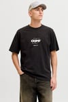 Core Logolu Pamuklu Regular Fit Bisiklet Yaka Erkek T Shirt 12289868 SİYAH