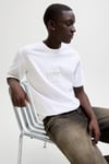 Core Logolu Pamuklu Regular Fit Bisiklet Yaka Erkek T Shirt 12289868 BEYAZ