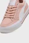 Court Classic Vulc FS Logolu Kalın Taban Sneaker Kadın Ayakkabı 39635318 PUDRA-BEYAZ