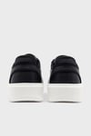 Court Logolu Kalın Taban Sneaker Erkek Ayakkabı 183177 BLK SİYAH