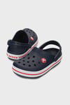 Crocband Clog T Hafif Çıkarılabilir Kayışlı Sandalet Unisex Çocuk Terlik 207005-485 LACİVERT-KIRMIZI