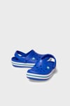 Crocband Clog T Logolu Çıkarılabilir Kayışlı Sandalet Erkek Çocuk Terlik 207005-4PI MAVİ